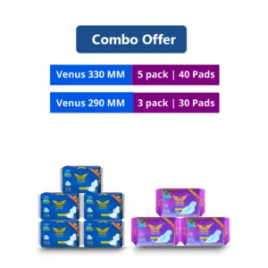 Venus 330 mm and 290 MM sanitary napkin combo