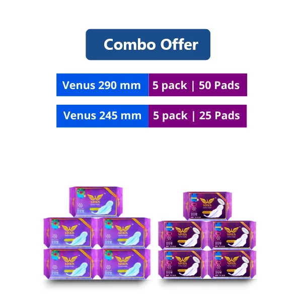 Premium 290 MM 245 mm sanitary napkin combo