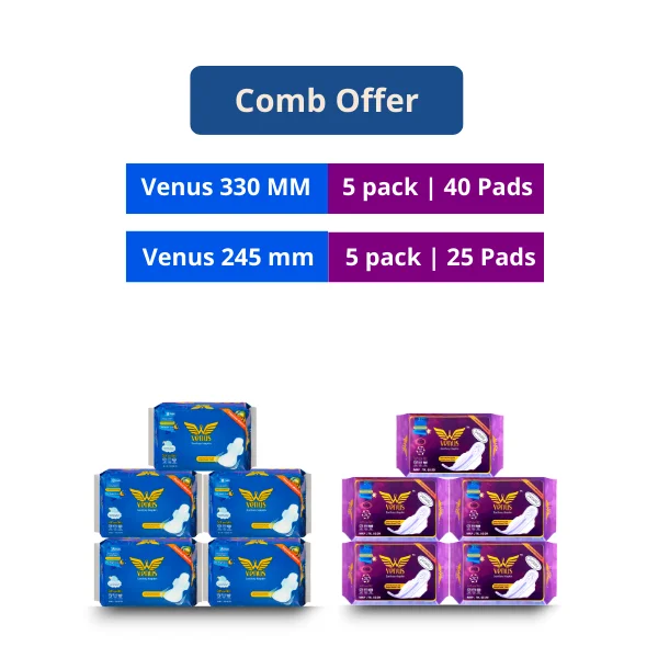 Venus 330 mm and 245 MM sanitary napkin combo